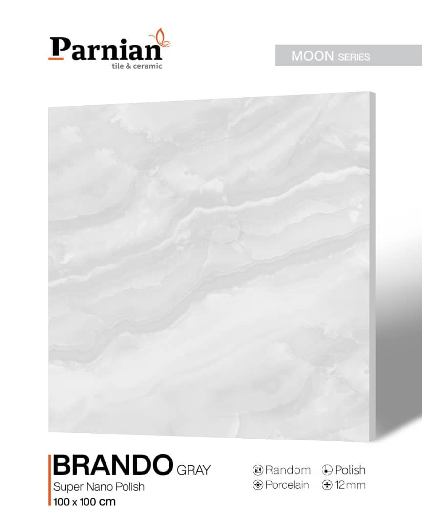 ۱×۱ براندو طوسی پرسلان نانو پولیش برند پرنیان